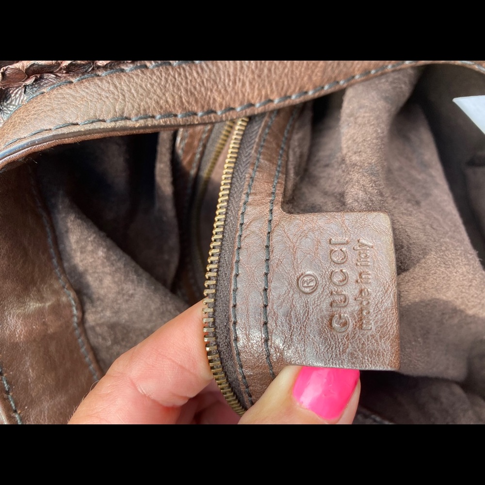 Authentic Gucci rare python bag/purse - Picture 7 of 13